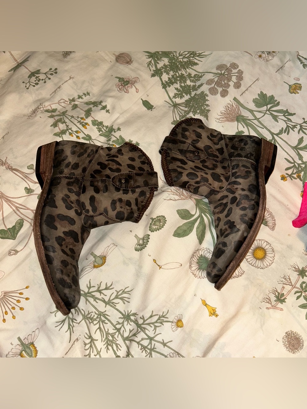 Liberty Black Ladies Cheetah Miel Boot